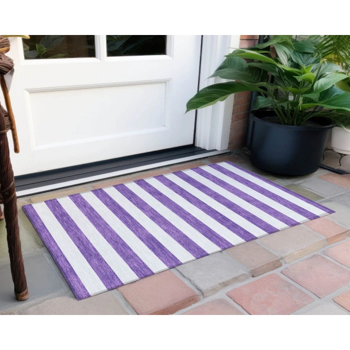 Chantille ACN528 Purple 1'8" x 2'6" Rug