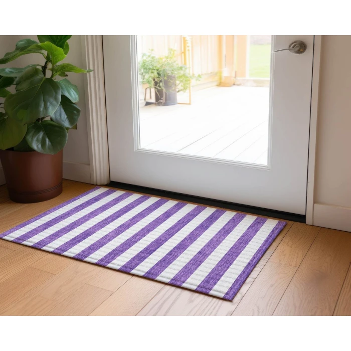 Chantille ACN528 Purple 1'8" x 2'6" Rug
