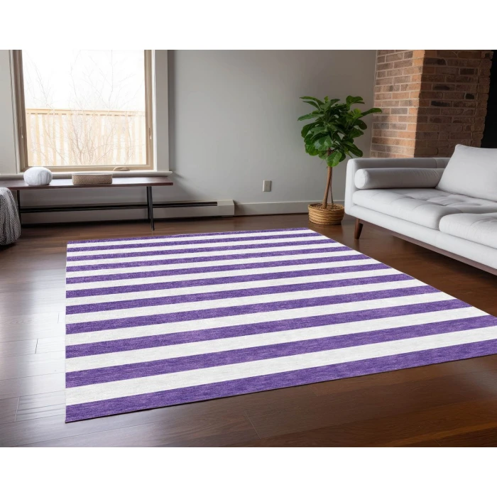 Chantille ACN528 Purple 3' x 5' Rug