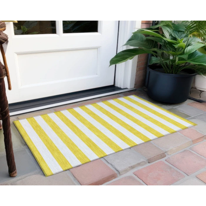 Chantille ACN528 Yellow 1'8" x 2'6" Rug