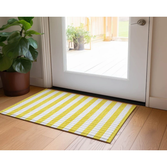 Chantille ACN528 Yellow 1'8" x 2'6" Rug