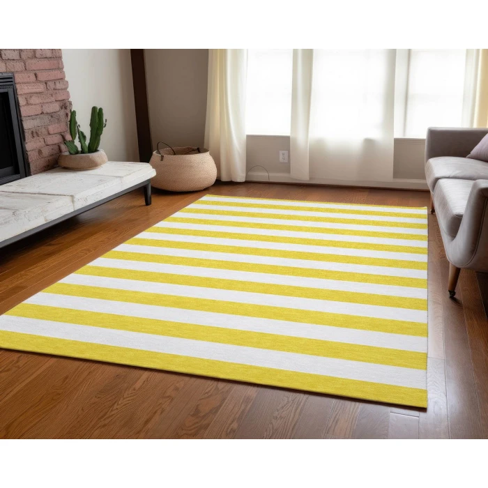 Chantille ACN528 Yellow 9' x 12' Rug