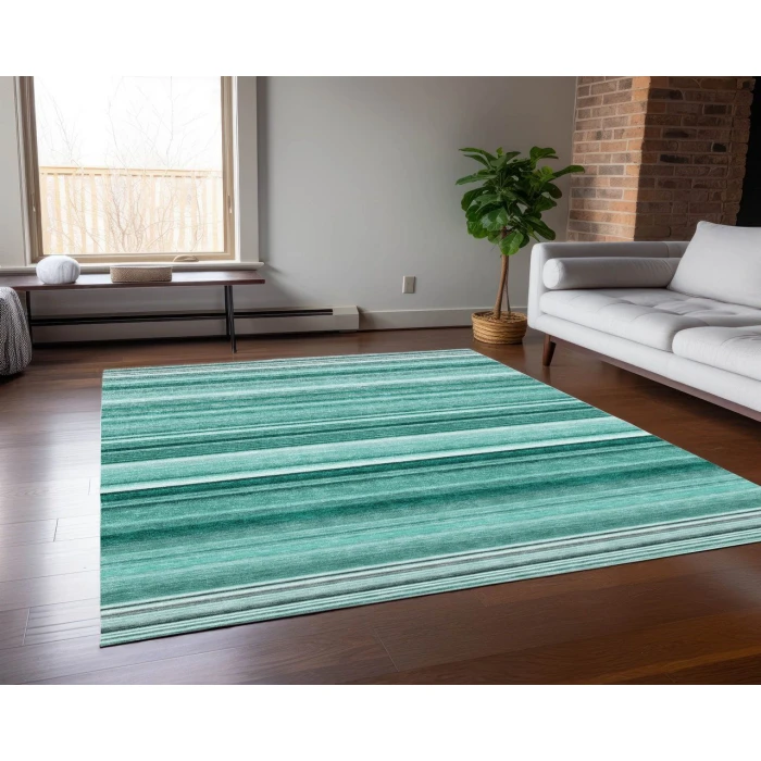 Chantille ACN529 Aqua 8' x 10' Rug