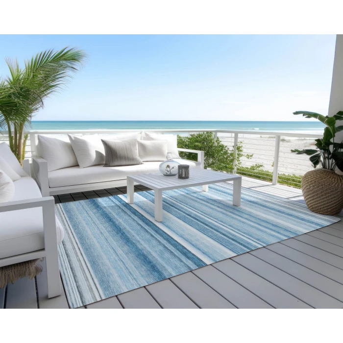 Chantille ACN529 Blue 3' x 5' Rug