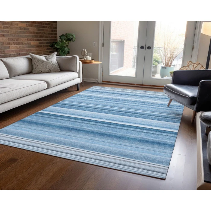 Chantille ACN529 Blue 3' x 5' Rug