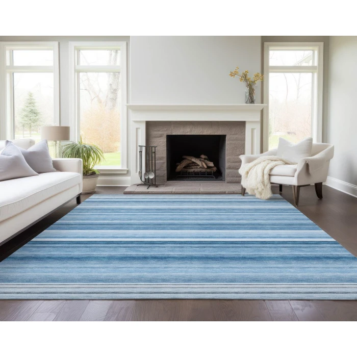 Chantille ACN529 Blue 3' x 5' Rug