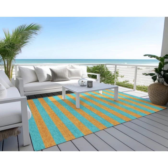 Chantille ACN530 Aqua 10' x 14' Rug