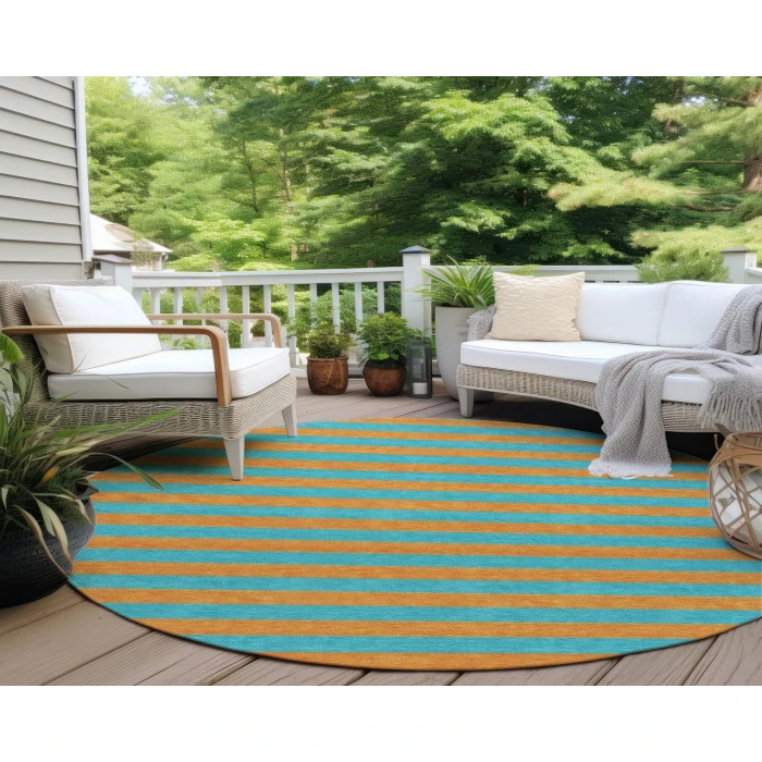 Chantille ACN530 Aqua 8' x 8' Rug