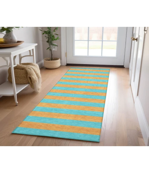 Chantille ACN530 Aqua 2'3" x 7'6" Rug
