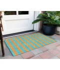 Chantille ACN530 Aqua 1'8" x 2'6" Rug