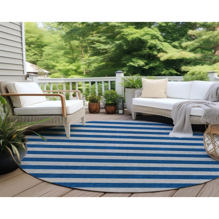 Chantille ACN530 Blue 8' x 8' Rug