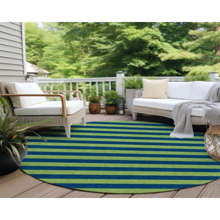 Chantille ACN530 Navy 8' x 8' Rug