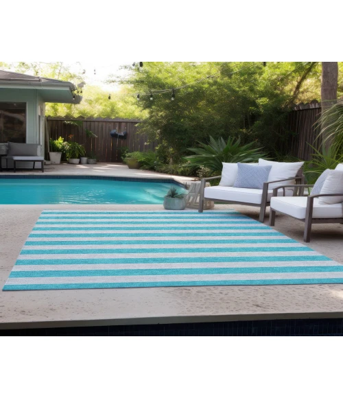 Chantille ACN530 Turquoise 2'6" x 3'10" Rug