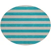 Addison Chantille ACN530 Turquoise 8 ft. x 8 ft. Round Rug