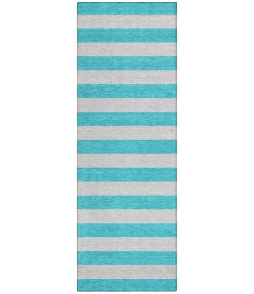 Chantille ACN530 Turquoise 2'3" x 7'6" Rug