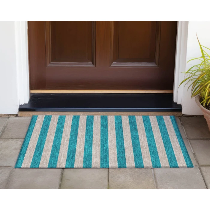 Chantille ACN530 Turquoise 1'8" x 2'6" Rug