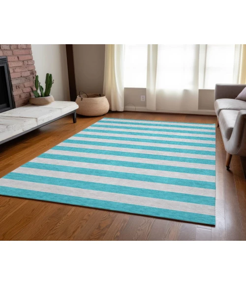 Chantille ACN530 Turquoise 2'6" x 3'10" Rug