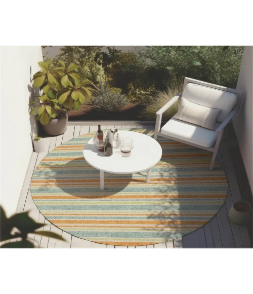 Chantille ACN531 Orange 8' x 8' Rug
