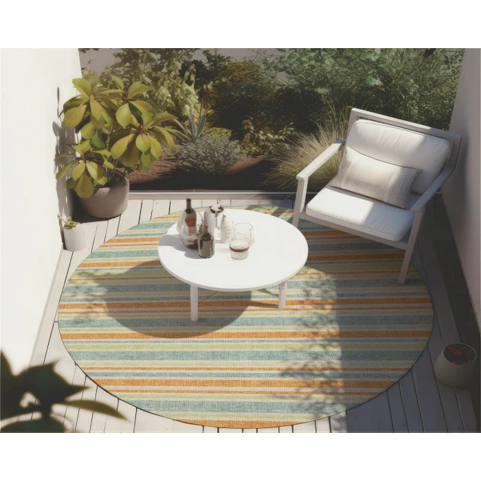 Chantille ACN531 Orange 8' x 8' Rug