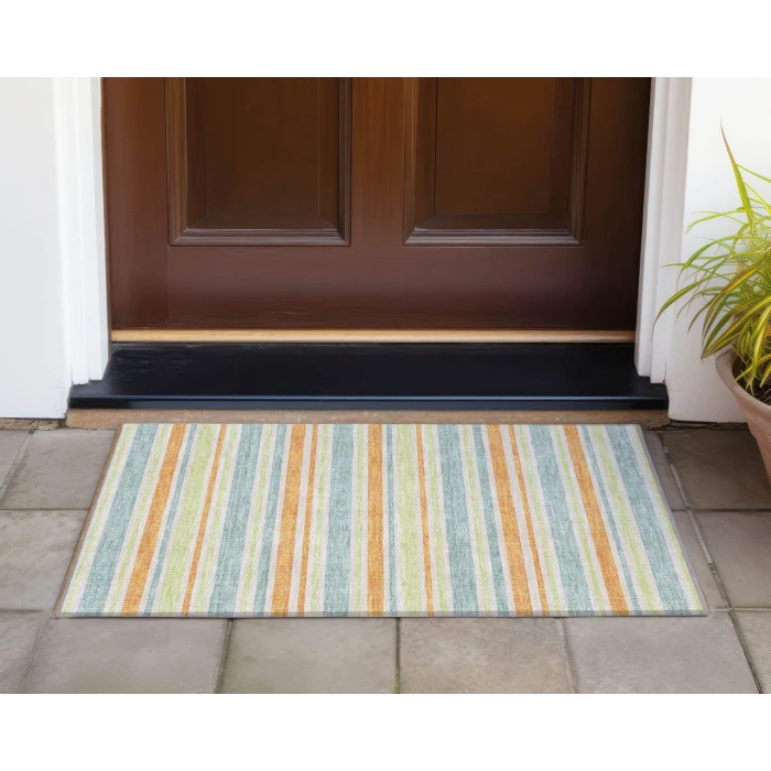 Chantille ACN531 Orange 1'8" x 2'6" Rug