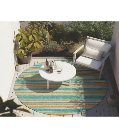 Chantille ACN531 Teal 8' x 8' Rug