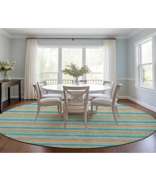 Chantille ACN531 Teal 8' x 8' Rug