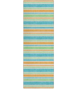 Addison Chantille ACN531 Teal 2 ft. 3 in. x 7 ft. 6 in. Runner Rug