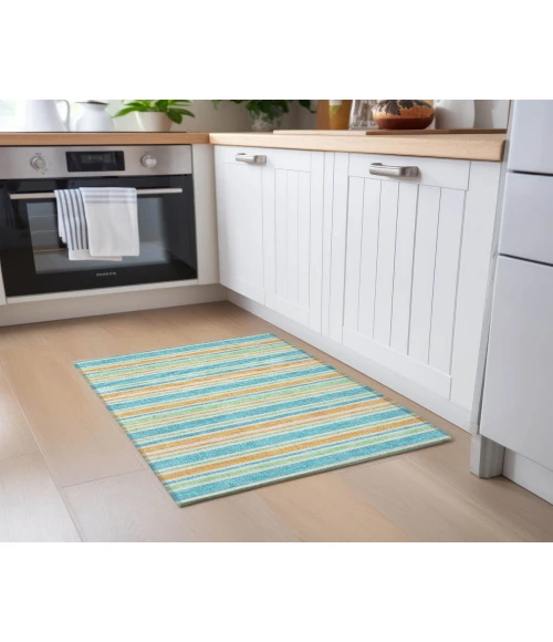 Chantille ACN531 Teal 1'8" x 2'6" Rug