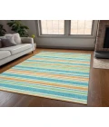 Chantille ACN531 Teal 3' x 5' Rug