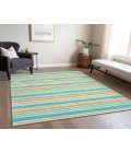 Chantille ACN531 Teal 3' x 5' Rug