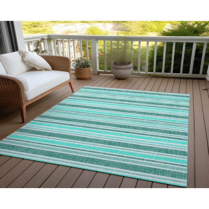 Chantille ACN531 Turquoise 9' x 12' Rug