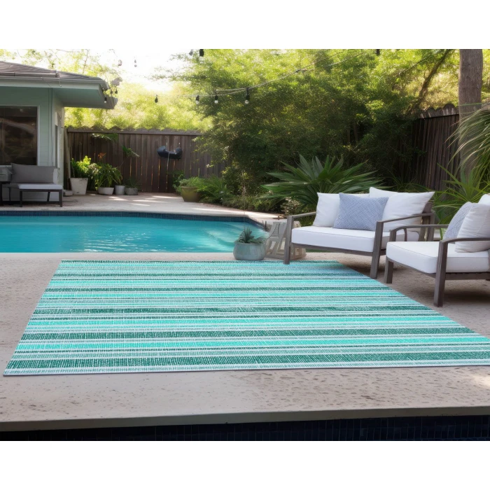 Chantille ACN531 Turquoise 9' x 12' Rug