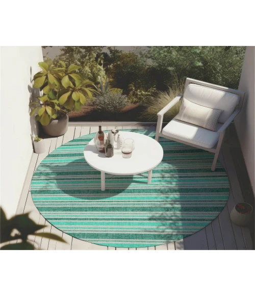 Chantille ACN531 Turquoise 8' x 8' Rug