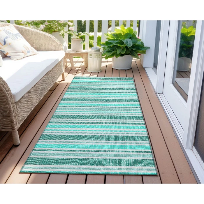 Chantille ACN531 Turquoise 2'3" x 7'6" Rug