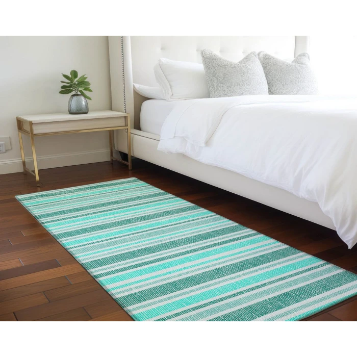 Chantille ACN531 Turquoise 2'3" x 7'6" Rug