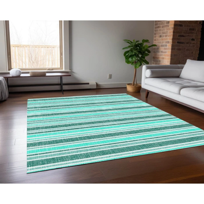 Chantille ACN531 Turquoise 9' x 12' Rug