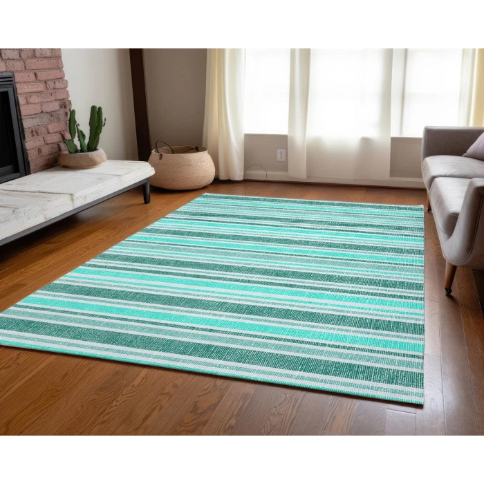 Chantille ACN531 Turquoise 9' x 12' Rug
