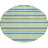 Addison Chantille ACN531 Yellow 8 ft. x 8 ft. Round Rug