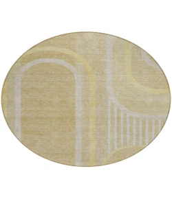 Addison Chantille ACN532 Beige 8 ft. x 8 ft. Round Rug