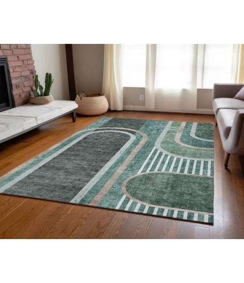 Chantille ACN532 Emerald 3' x 5' Rug