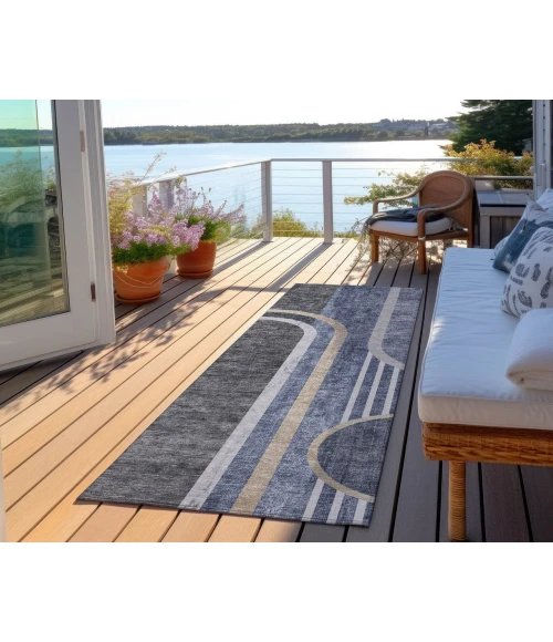 Chantille ACN532 Navy 2'3" x 7'6" Rug