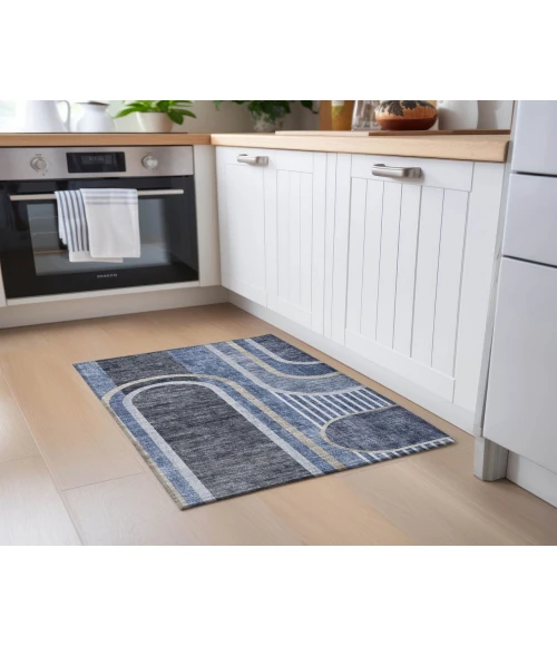 Chantille ACN532 Navy 1'8" x 2'6" Rug