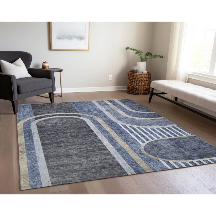 Chantille ACN532 Navy 8' x 10' Rug