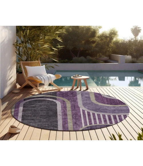Chantille ACN532 Purple 8' x 8' Rug