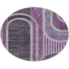 Addison Chantille ACN532 Purple 8 ft. x 8 ft. Round Rug
