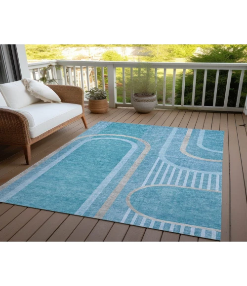 Chantille ACN532 Teal 9' x 12' Rug
