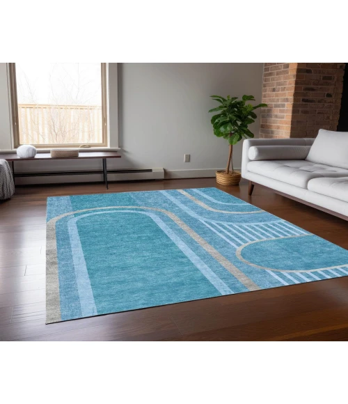 Chantille ACN532 Teal 9' x 12' Rug