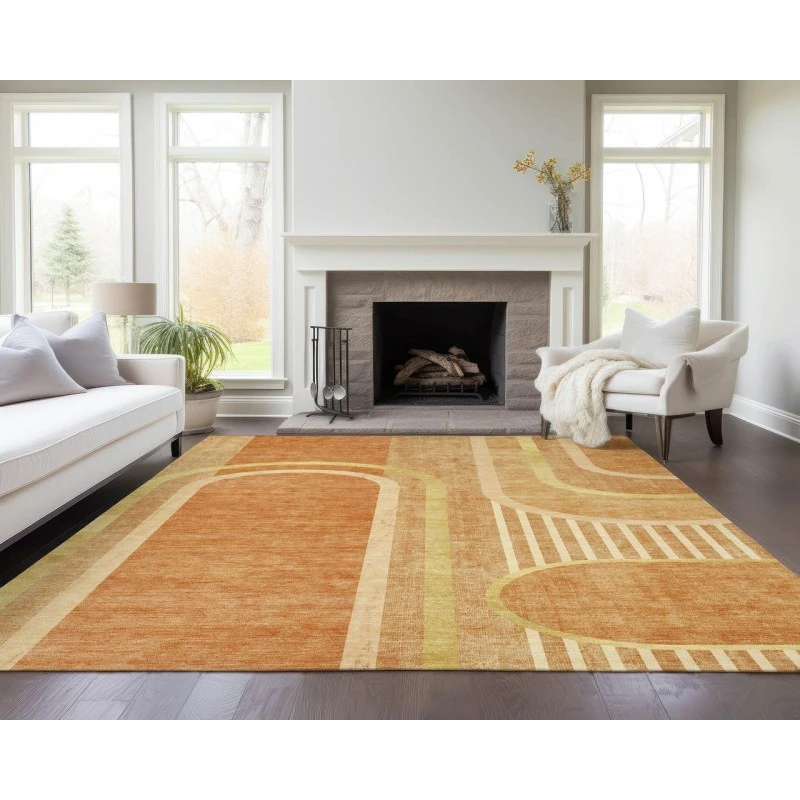 Chantille ACN532 Terracotta 5' x 7'6" Rug