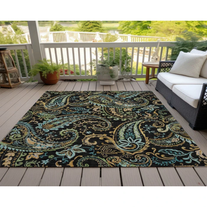 Chantille ACN533 Black 2'6" x 3'10" Rug