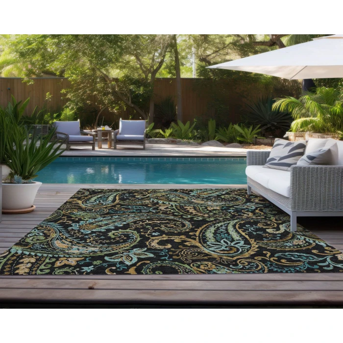 Chantille ACN533 Black 2'6" x 3'10" Rug